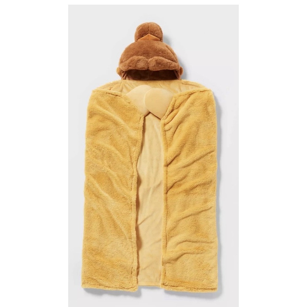 ✨ Princess Belle Kids' Hooded Blanket – Disney Collection by Pillowfort™